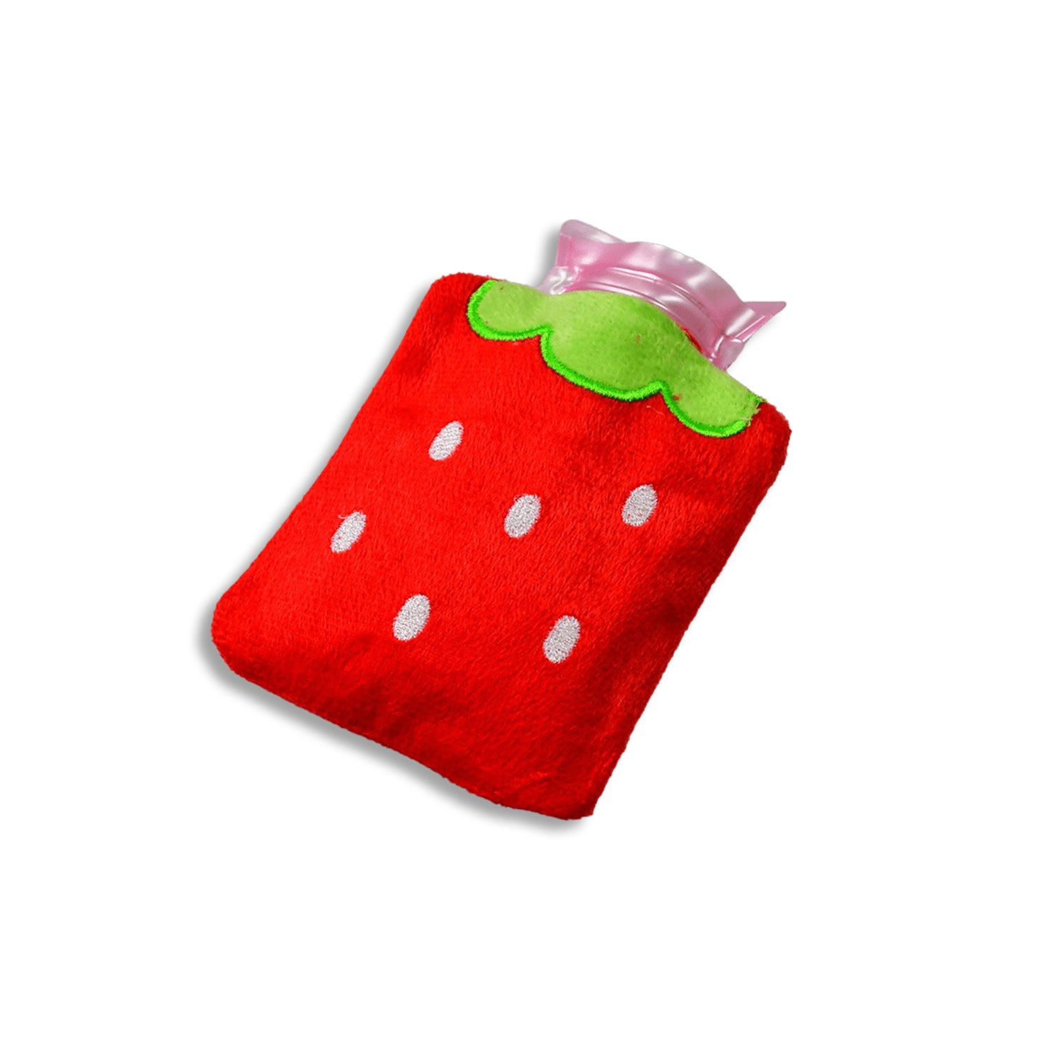 6516 Strawberry Small Hot Water Bag With Cover For Pain Relief Neck Shoulder Pain And Hand Feet Warmer Menstrual Cramps. 6516 Strawberry Small Hot Water Bag With Cover For Pain Relief Neck Shoulder Pain And Hand Feet Warmer Menstrual Cramps.